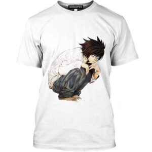 Tee Shirt Death Note Lawliet