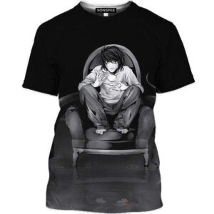 T-Shirt Death Note L Geek - 3XL
