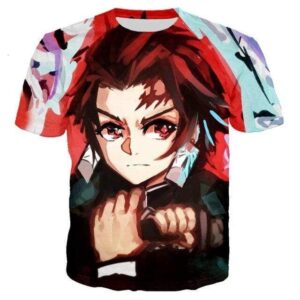 T-Shirt Demon Slayer Tanjirou - L