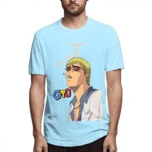 T-Shirt GTO Great Teacher Onizuka - Bleu Ciel / XL