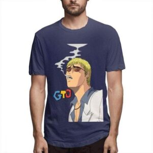 T-Shirt GTO Great Teacher Onizuka - Bleu Marine / M