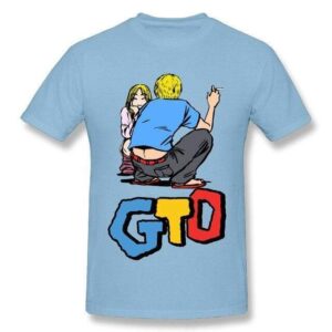 T-Shirt GTO Onizuka Gto - Bleu Ciel / 3XL
