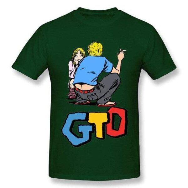 T-Shirt GTO Onizuka Gto - Vert Foncé / XXL