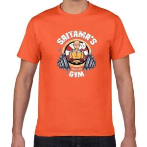 T-Shirt One Punch Man Gym - Orange / XS