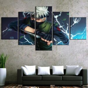 Tableau Mural 5 Pièces Kakashi